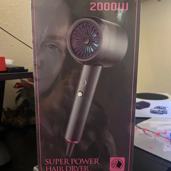 MT-1800 Super Power Hair Dryer - Black - Picture 2 of 3